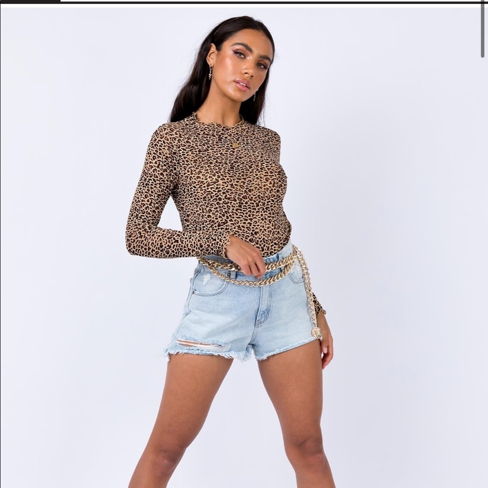 Princess Polly Estar Leopard Print Top